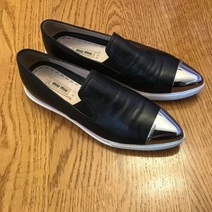 Miu Miu Metal Cap Shoes Size 7